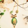 Collier Bohème chic Opale Andino, Jade jaune, Jaspe – Image 3
