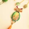 Collier Bohème chic Opale Andino, Jade jaune, Jaspe