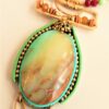 Collier Bohème chic Opale Andino, Jade jaune, Jaspe – Image 2