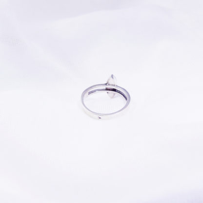 Bague Argent Pierre de lune revers