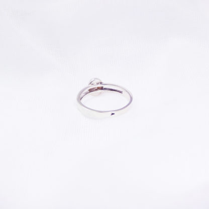 Bague Argent Pierre de lune revers2