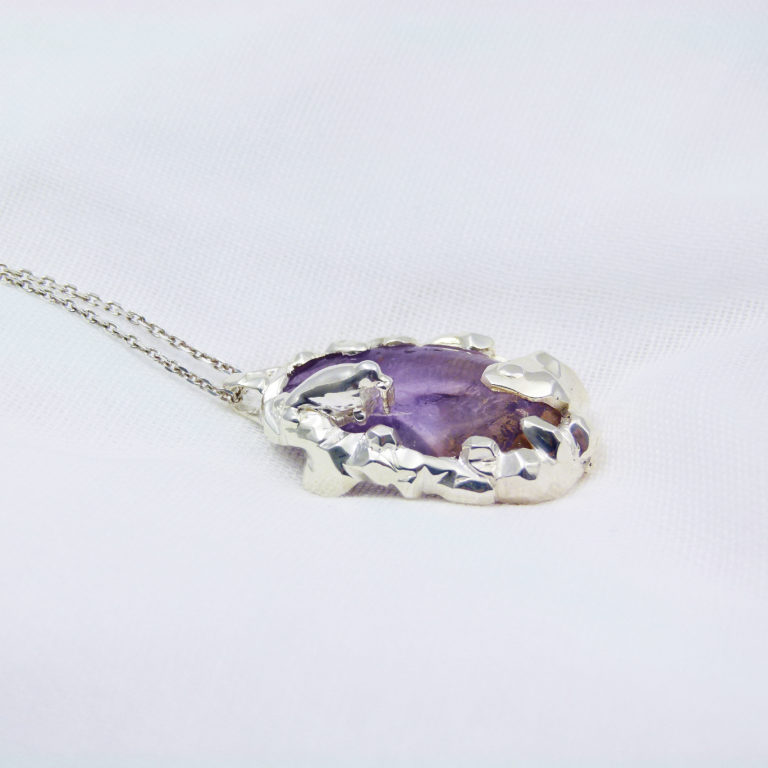Pendentif Banquise Morse Argent détail