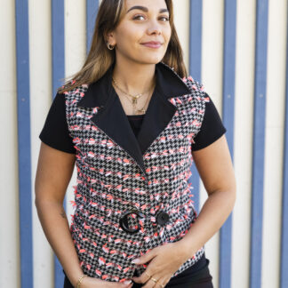 gilet filou rose t 34